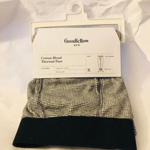 Goodfellow & Co Mens Cotton Blend Thermal Pant XL
